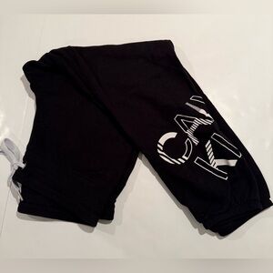 Calvin Klein Black Joggers with White CK Graphic